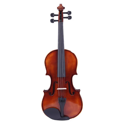 Violin on a white background